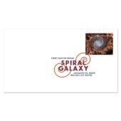Spiral Galaxy Digital Color Postmark image