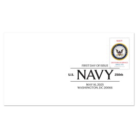 U.S. Navy 250th First Day Cover