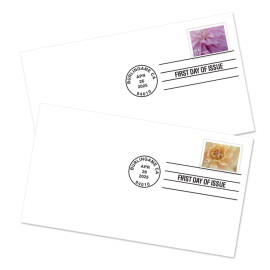 Dahlias First Day Cover, Stamp from Book of 20
