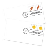 Vibrant Leaves First Day Cover, Stamp from Coil of 100 image
