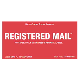 Registered Mail® Labels